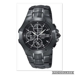 SEIKO Coutura men’s watch in Gunmetal
